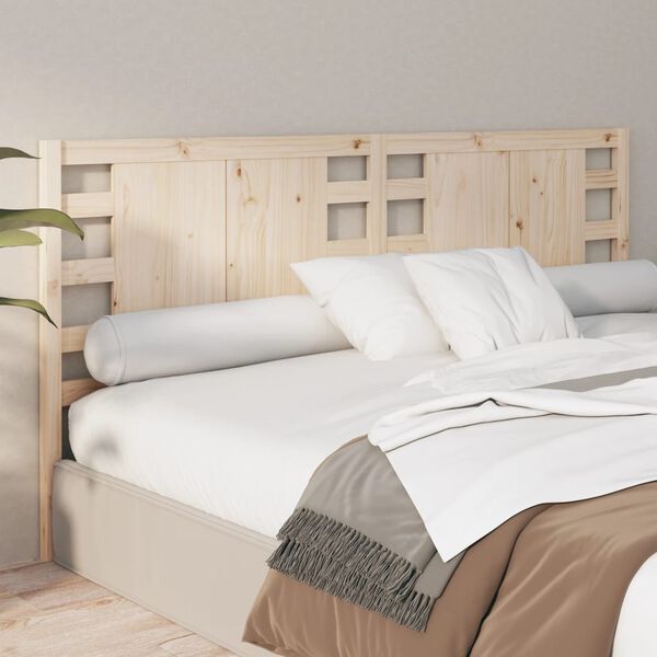 vidaXL Headboard 186x4x100 cm Solid Wood Pine