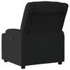vidaXL Electric Massage Recliner Chair Black Fabric
