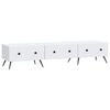 vidaXL TV Cabinet with Drawer White 147 x 34.5 x 30 cm Engineered Wood