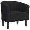 vidaXL Tub Chair Black Velvet