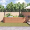 vidaXL Raised Bed Brown 320 x 80 x 81 cm Steel