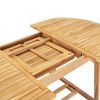 vidaXL Extending Garden Table 150-200x100x75 cm Solid Teak Wood