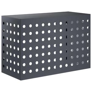 vidaXL Air Conditioner Cover Anthracite 90 x 40 x 60 cm Steel