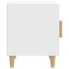 vidaXL Bedside Cabinets 2 pcs White Engineered Wood