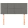 vidaXL Headboard Dark Grey 100 cm Fabric