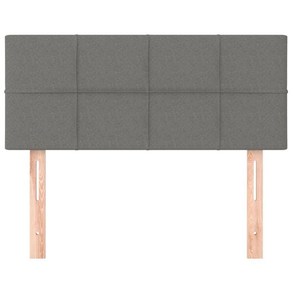 vidaXL Headboard Dark Grey 100 cm Fabric