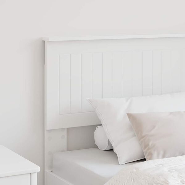 vidaXL Headboard with Headboard White 90 cm Engineered wood