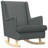 vidaXL Rocking Chair Dark Grey 62 x 80 x 85 cm Fabric