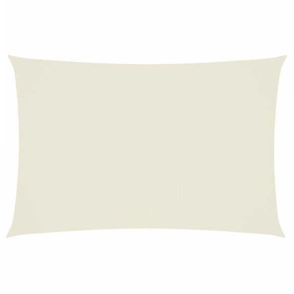 vidaXL Sunshade Sail Oxford Fabric Rectangular 2x4 m Cream