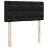 vidaXL Box Spring Bed with Mattress Black King Single Velvet