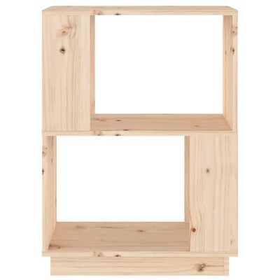 vidaXL Book Cabinet/Room Divider 51x25x70 cm Solid Wood Pine