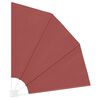 vidaXL Collapsible Balcony Side Awning Terracotta 140x140 cm
