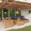 vidaXL 6 Piece Garden Lounge Set with Cushions Solid Wood Teak