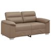 vidaXL 2-Seater Sofa&nbsp;Cappuccino 160x81x84 cm Faux Leather