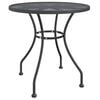 vidaXL Garden Table | Anthracite | Expanded Metal Mesh | Medium | Durable