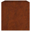 vidaXL Planter 80x80x80 cm Corten Steel