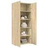 vidaXL Highboard Sonoma Oak 80x42.5x185 cm Engineered Wood
