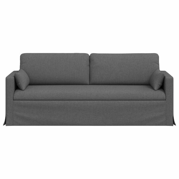 vidaXL Sofa Dark Grey Overall dimensions: 198 x 78 x 80 cm (W x D x H)