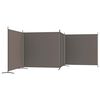 vidaXL 4-Panel Room Divider Anthracite 698x180 cm Fabric