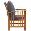 vidaXL 5 Piece Garden Lounge Set with Cushions Solid Acacia Wood (310255+2x310258)