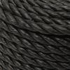 vidaXL Work Rope Black 10 mm 100 m Polypropylene