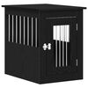 vidaXL Dog Crate Furniture Black Oak 45x62x59 cm Engineered Wood