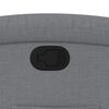 vidaXL Recliner Chair Light Grey Fabric