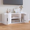 vidaXL TV Cabinet White 100x35x40 cm Engineered Wood