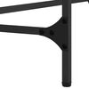 vidaXL Console Table Black Oak 140 x 29 x 75 cm Engineered Wood