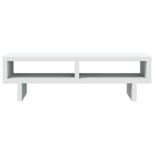 vidaXL Monitor Stand White 50x27x15 cm Engineered Wood