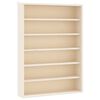 vidaXL Wooden Collector's Display Case with 6 Shelves 40x8,5x55cm