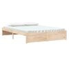 vidaXL Bed Frame without Mattress Solid Wood 150x200 cm King Size King Size