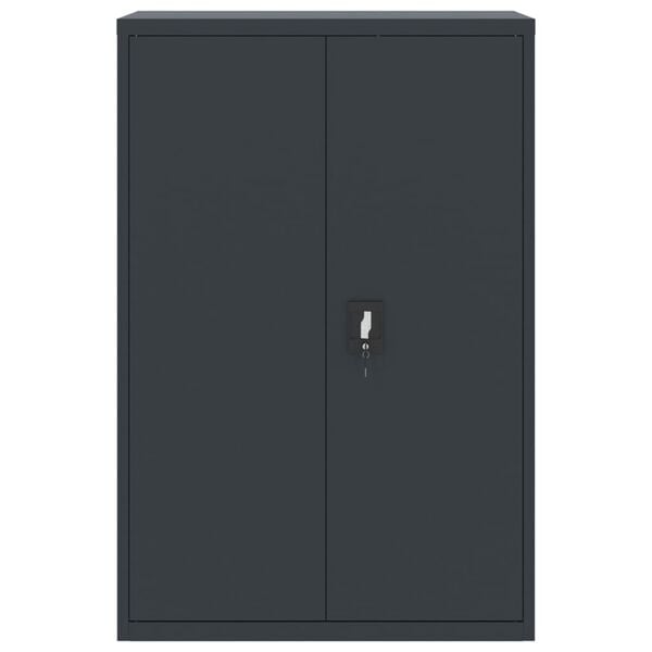 vidaXL File Cabinet Anthracite 90x40x140 cm Steel