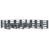 vidaXL 9 Piece Garden Pallet Lounge Set Wood Grey