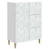 vidaXL Sideboard White 66 x 34.5 x 90 cm Engineered Wood