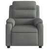 vidaXL Recliner Chair Dark Grey Fabric