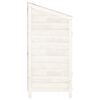 vidaXL Garden Shed White 102x52x112 cm Solid Wood Fir