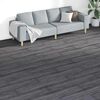 vidaXL Flooring Planks 18 pcs Black and White 5.26 m&sup2; PVC