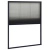 vidaXL Window Screen | Anthracite, Black | Aluminium, Fibreglass | 60 x 80 cm