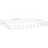 vidaXL Dog Kennel Silver 80 m&sup2; Steel