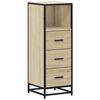 vidaXL Bathroom Cabinet Sonoma Oak 35x37,5x100 cm Engineered Wood