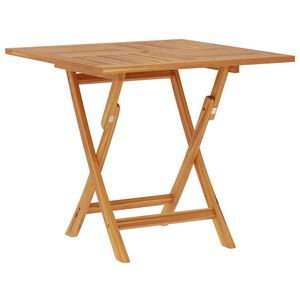 vidaXL Folding Garden Table 85x85x76 cm Solid Teak Wood