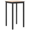 vidaXL Bar Table Natural 70 x 70 x 105 cm Solid Pine Wood