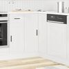 vidaXL Kitchen Corner Base Cabinet&nbsp;Porto High Gloss White Engineered Wood