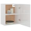 vidaXL Hanging Cabinet Lyon High Gloss White 50x31x60 cm Engineered Wood