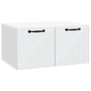 vidaXL Wall-Mounted TV Cabinet White 59.5 x 41 x 30 cm Engineered Wood