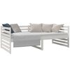 vidaXL Day Bed without Mattress White 90x190cm Solid Wood Pine