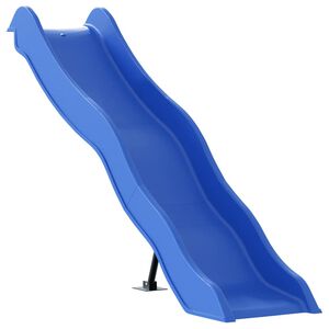 vidaXL Play Slide Blue 169x38.5 cm Polypropylene