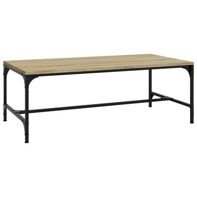 vidaXL Coffee Table Sonoma Oak 100x50x35 cm Engineered Wood
