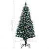 vidaXL Artificial Christmas Tree with LEDs&Ball Set&Pinecones 180 cm